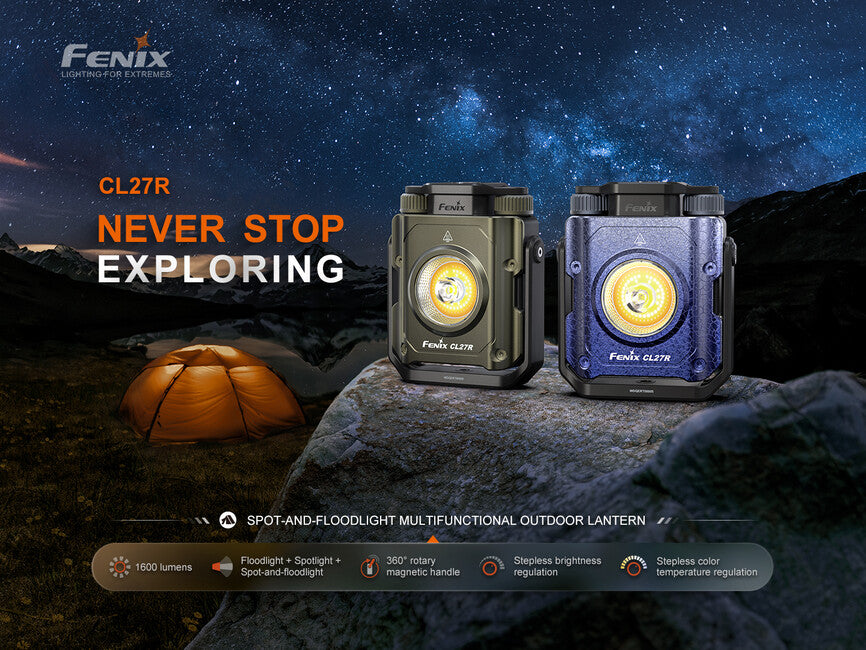 Fenix CL27R radna svjetiljka i lampa, plava