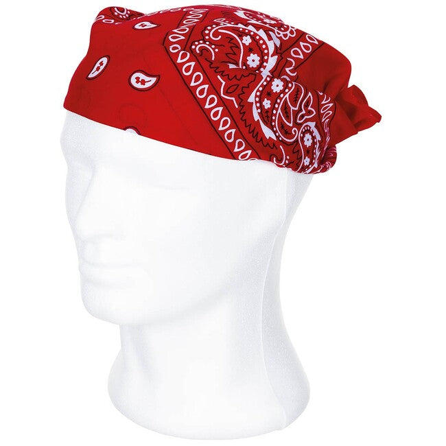 MFH bandana pamuk, crveno-bijela, cca 55 x 55 cm