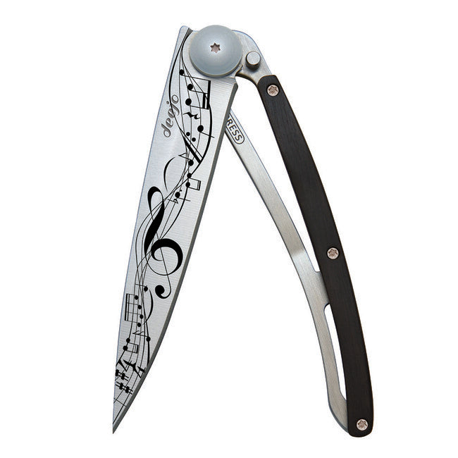 Deejo Tattoo sklopivi nož ebony wood Partition