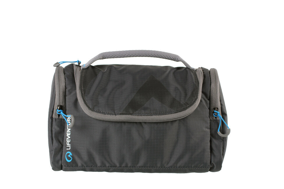 Lifeventure Holdall najlonska toaletna torbica s odvojivim zrcalom, siva