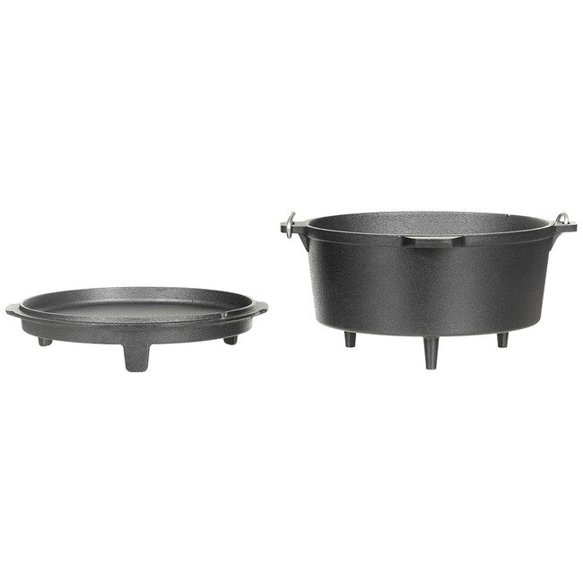 Fox Outdoor Holandska pećnica lonac na vatri od lijevanog željeza, cca 3,8 l
