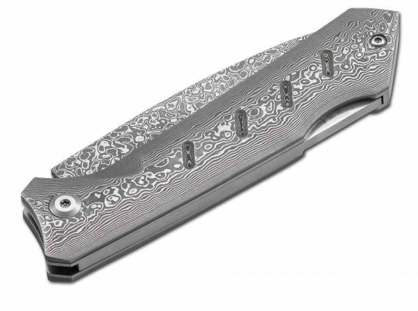 BÖKER® Damascus Dominator džepni nož 8,4 cm, damaščanski čelik