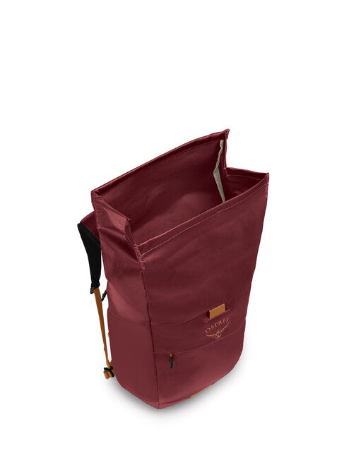 OSPREY TRANSPORTER ROLL TOP gradski ruksak, red mountain