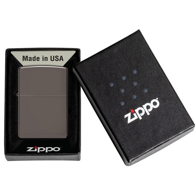 Zippo benzinski upaljač, black ice