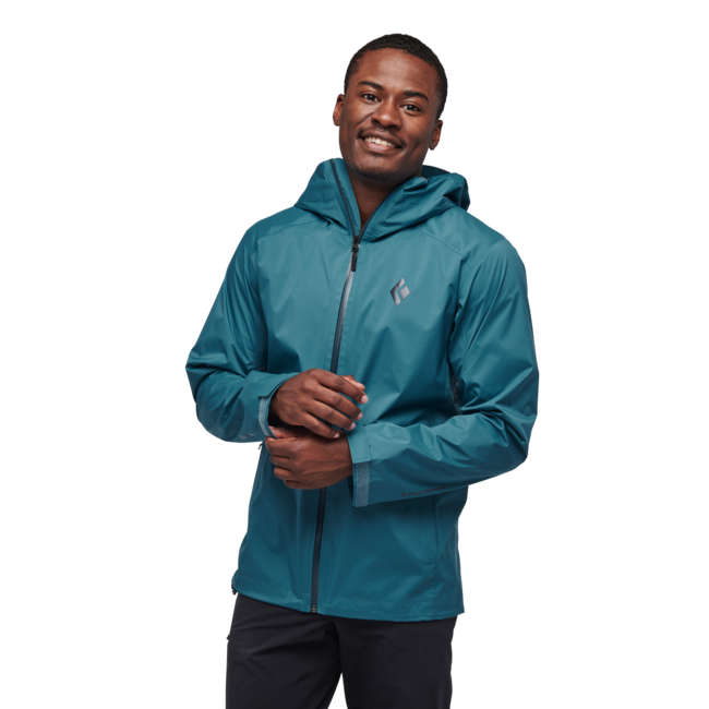Black Diamond Stormline Stretch Rain Shell nepromočiva muška jakna, creek blue