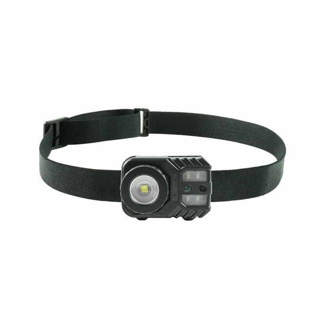 Technik naglavna svjetiljka S LED CREE XPG-2 micro-USB s gumiranom površinom, crveno svjetlo