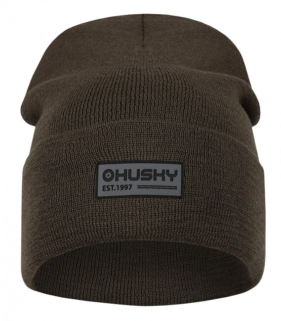 HUSKY Merhat 1 merino muška kapa, khaki