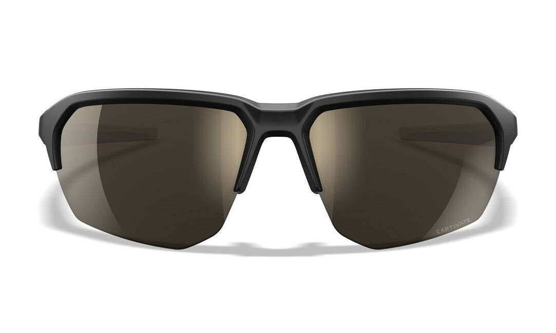 Wiley X Jakl sunčane naočale Captivate Tungsten Mirror, Matte Black/Tan