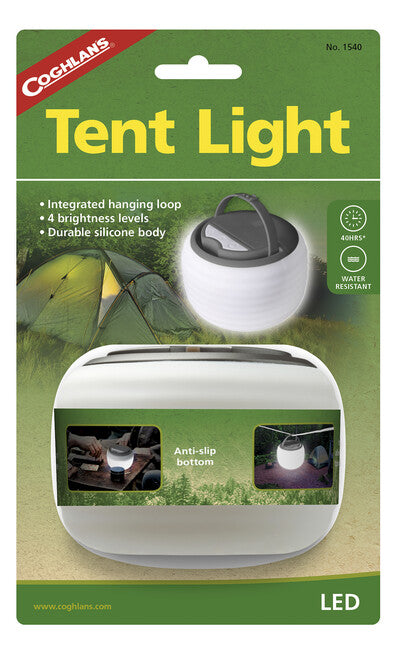 Coghlans Tent Light silikonska šatorska svjetiljka s 360° raspršenom LED diodom