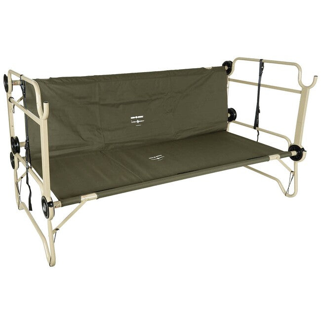 Disc-O-Bed Arm-O-Bunk sklopivi poljski krevet s bočnim džepom, OD green