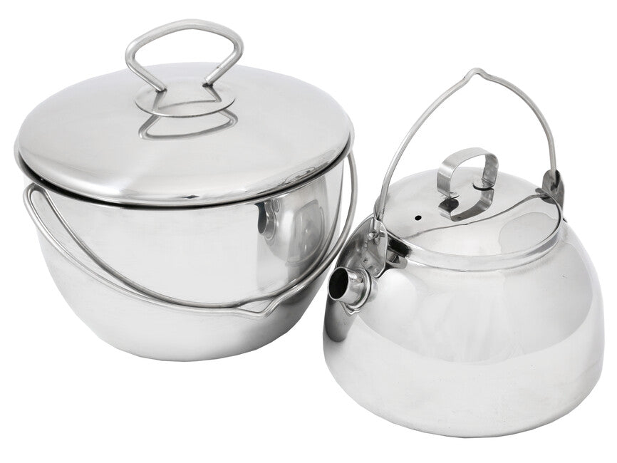 Muurikka outdoor set s čajnikom i loncem, čajnik i lonac