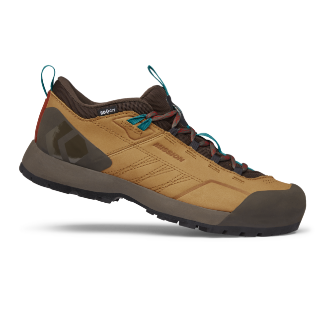 Black Diamond Mission Low Waterproof Approach kožne muške cipele, amber-cafe brown