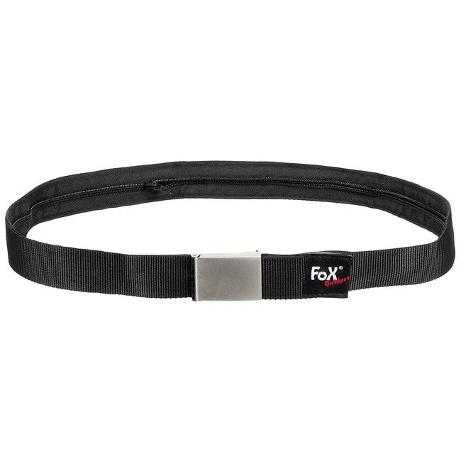 Fox Outdoor Remen s unutarnjim pretincem, crni, cca 4 cm