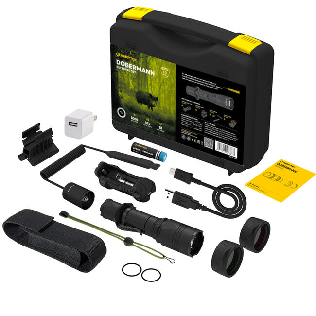 ArmyTek Dobermann Extended set taktički sa svjetiljkom