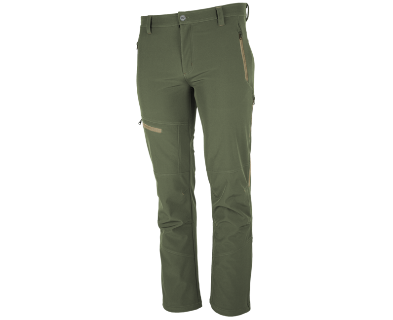 BENNON FORCE softshell hlače, zelene/pjeskovite