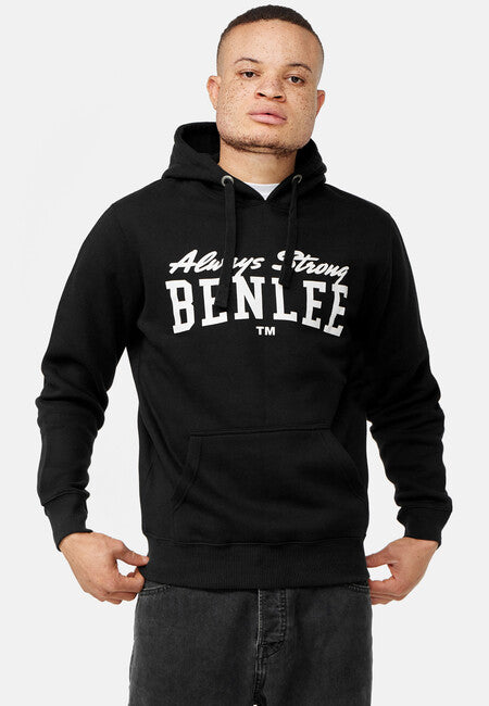 Benlee Hood Strong muški pulover s kapuljačom, crni