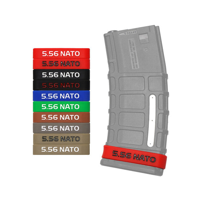 Leguon Volt gumena traka za označavanje okvira 5.56 mm, crno-crvena