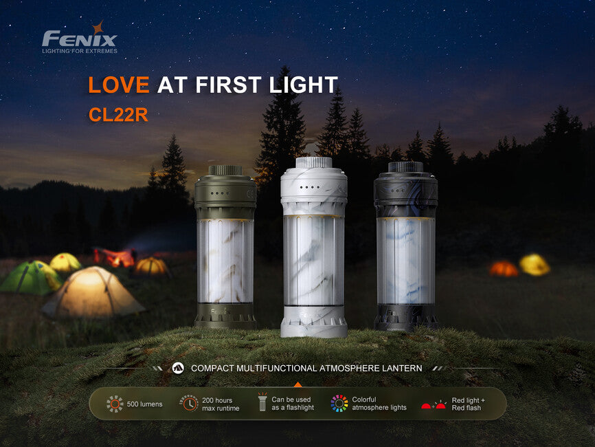Fenix CL22R punjiva lampa, maslinasto zelena