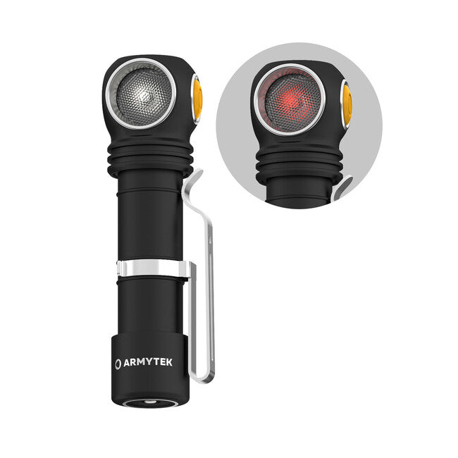 ArmyTek Wizard C2 WR naglavna svjetiljka LED s magnetskim držačem napajanje iz akumulatora 1100 lm 3 h 65 g, White & Red