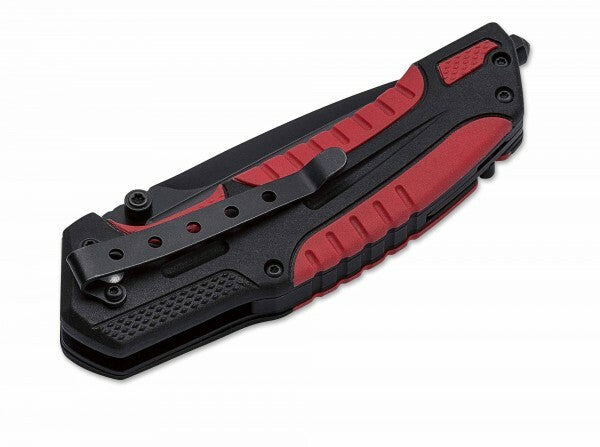 BÖKER® Savior 1 spasilački nož plastika, guma, futrola najlon, crno-crveni, 8,4 cm