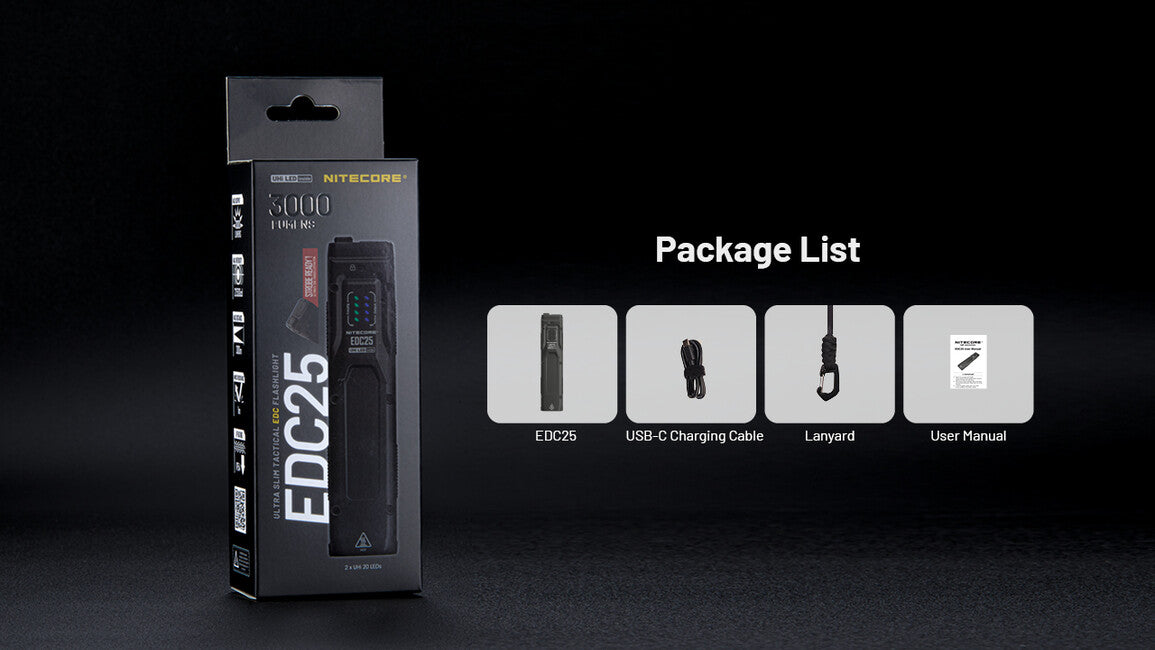 Nitecore EDC25 punjiva svjetiljka