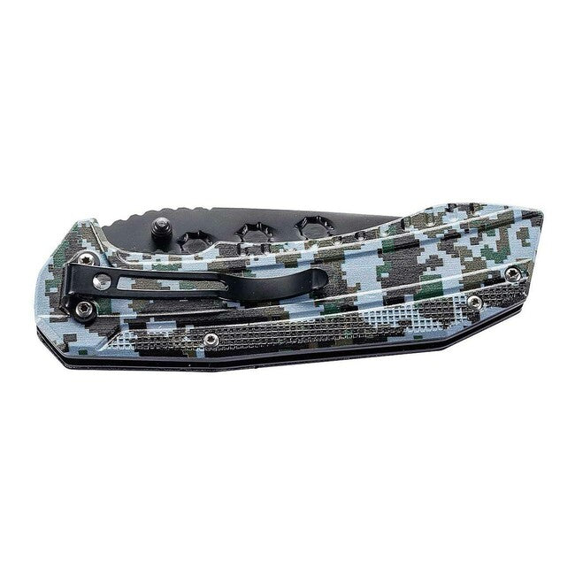 Herbertz Patrone jednoručni džepni nož 9cm, aluminij, vojna izvedba, Camo