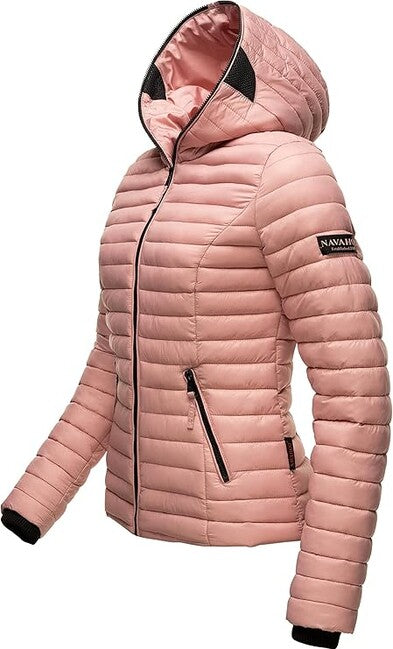 Navahoo Kimuk ženska prijelazna jakna s kapuljačom, Powder rose
