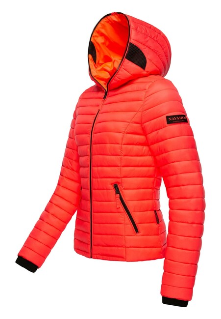 Navahoo Kimuk ženska prijelazna jakna s kapuljačom, Neon coral