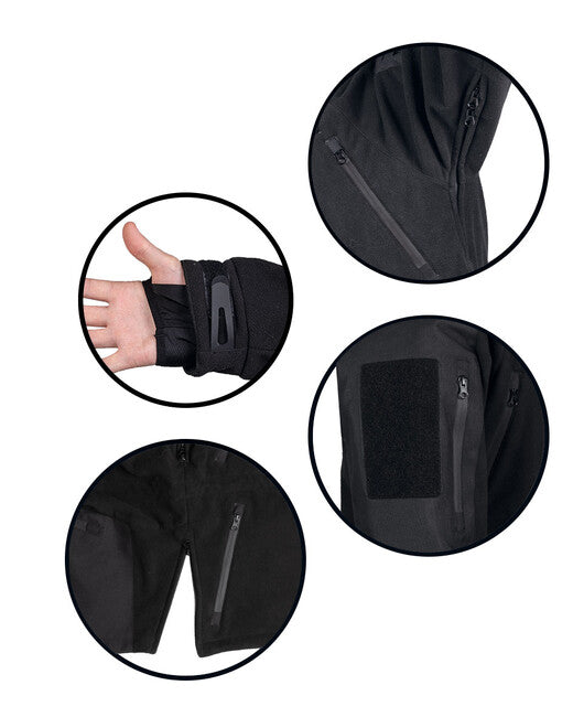 Mil-Tec Plus flis jakna, crna