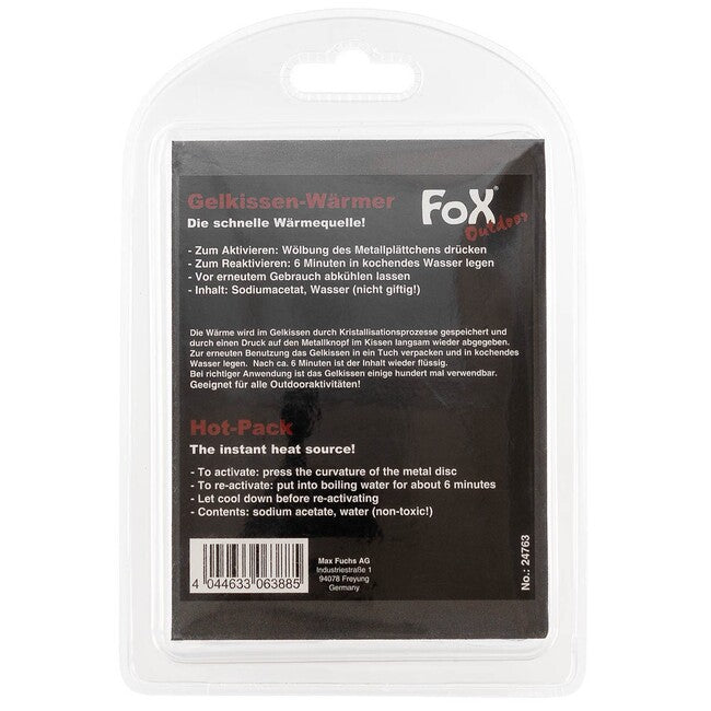 Fox Outdoor Hot Pack trenutni izvor topline reaktivni, proziran