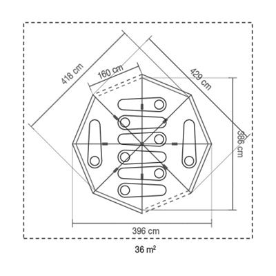 Coleman Octagon BlackOut šator za 8 osoba