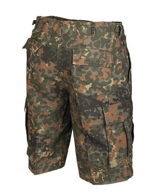 Mil-Tec BDU kratke hlače rip-stop prethodno oprane US tip, flecktarn