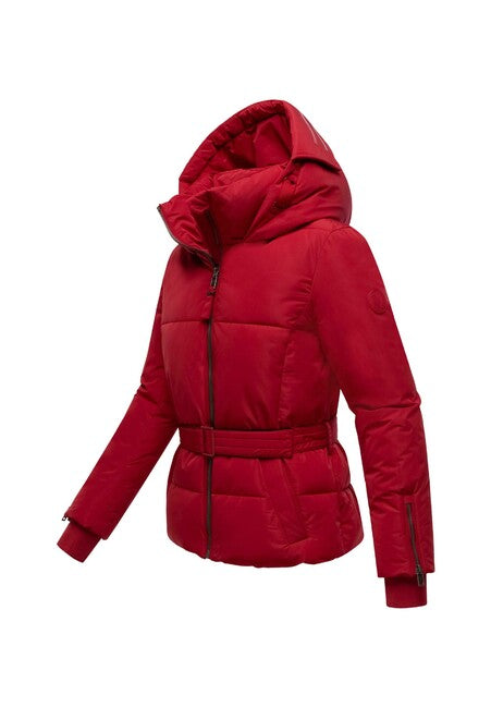 Marikoo Aleyna16 zimska jakna ženska s kapuljačom, deep red