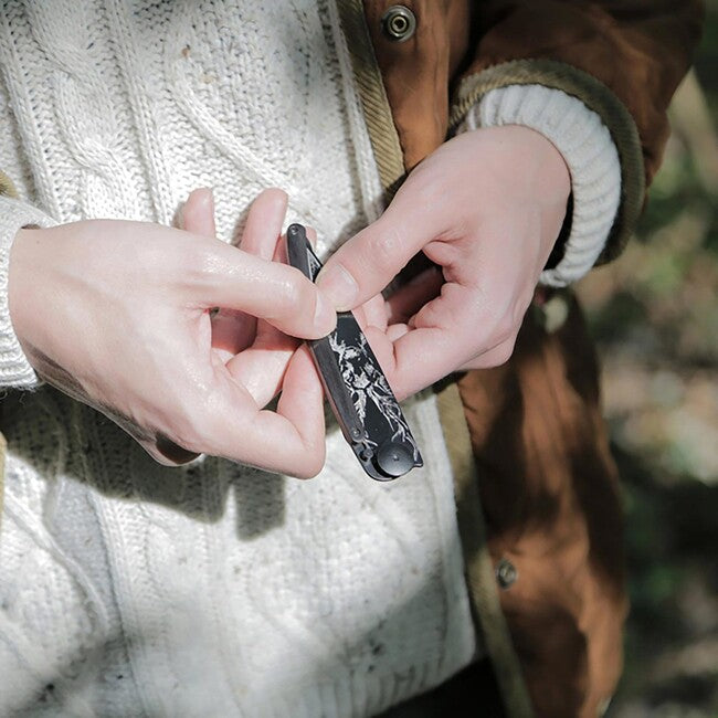 Deejo Nature sklopivi nož crni ebony wood Deer