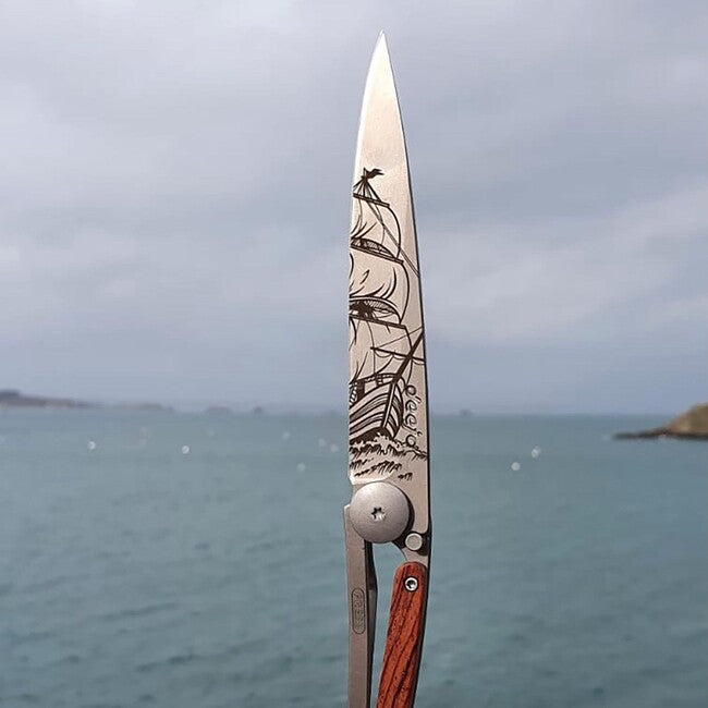 Deejo Tattoo Corsair sklopivi nož coralwood