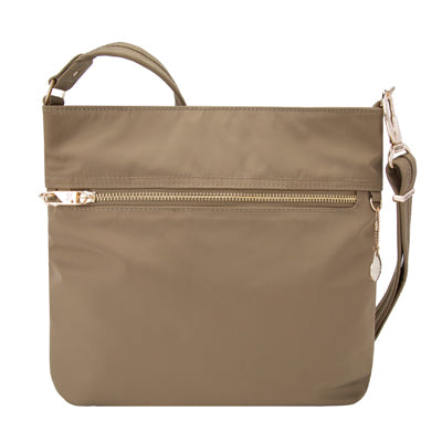Travelon Tailored Slim torba preko ramena protiv krađe, smeđa