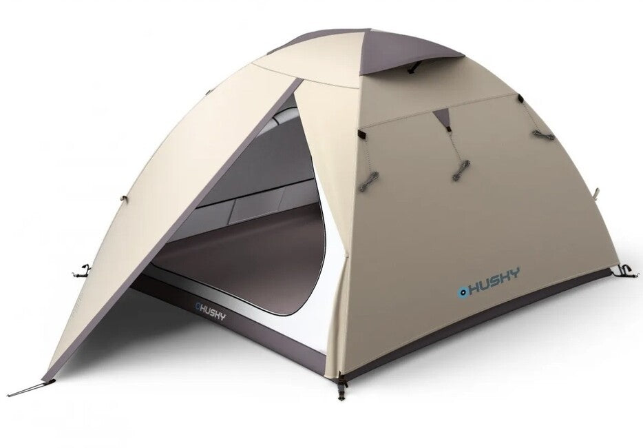 Husky Bird 3 Plus ultralagani ekspedicijski šator za 3 osobe, Black Coating light brown