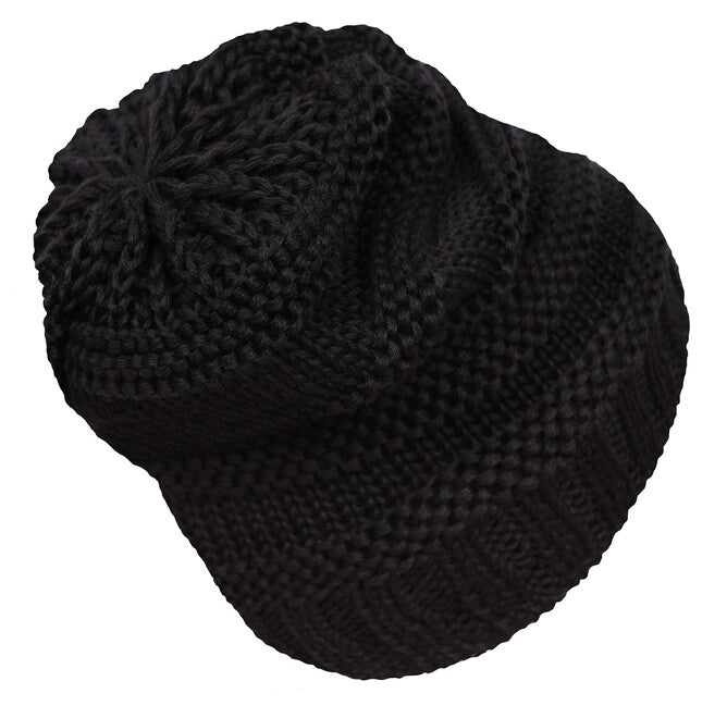 HUSKY Merhat 5 ženska merino kapa, crna