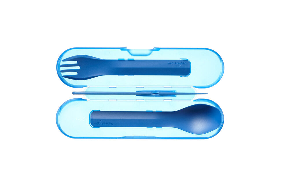 Humangear GoBites TRIO pribor za jelo, plavi