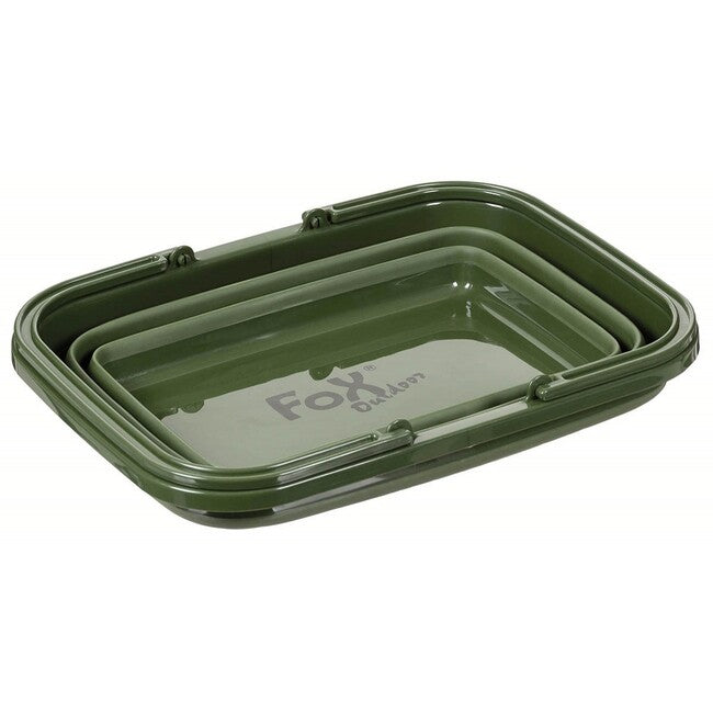 Fox Outdoor sklopiva košara 9 l, maslinasto zelena