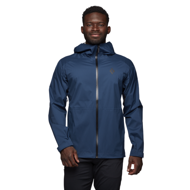 Black Diamond Stormline Stretch Rain Shell nepromočiva muška jakna, indigo