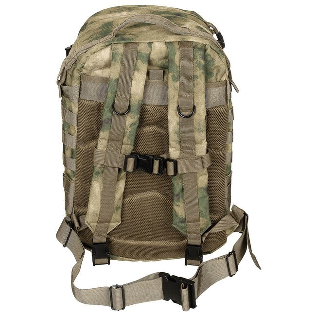 MFH Assault II ruksak, HDT-camo FG