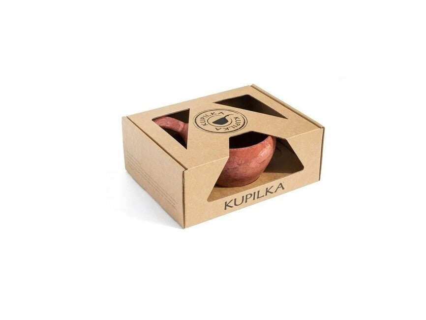 Kupilka set pribora sa šalicom 370 ml, crven