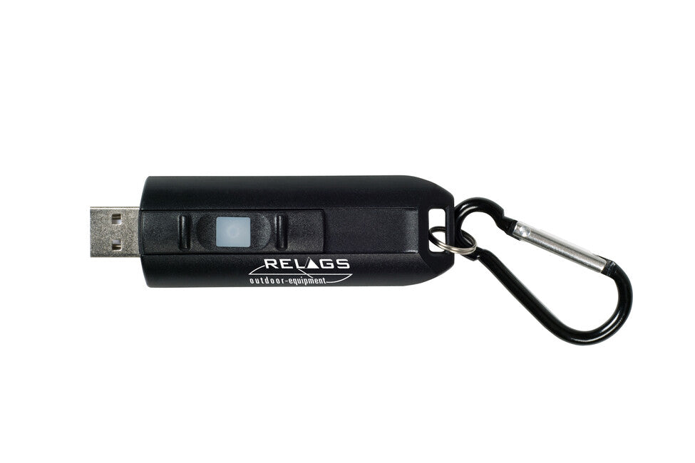BasicNature USB LED privjesak za ključeve, crni