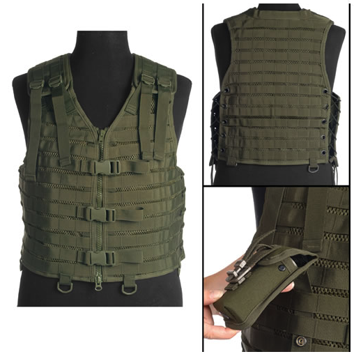 Mil-Tec Modular System taktički prsluk, crni
