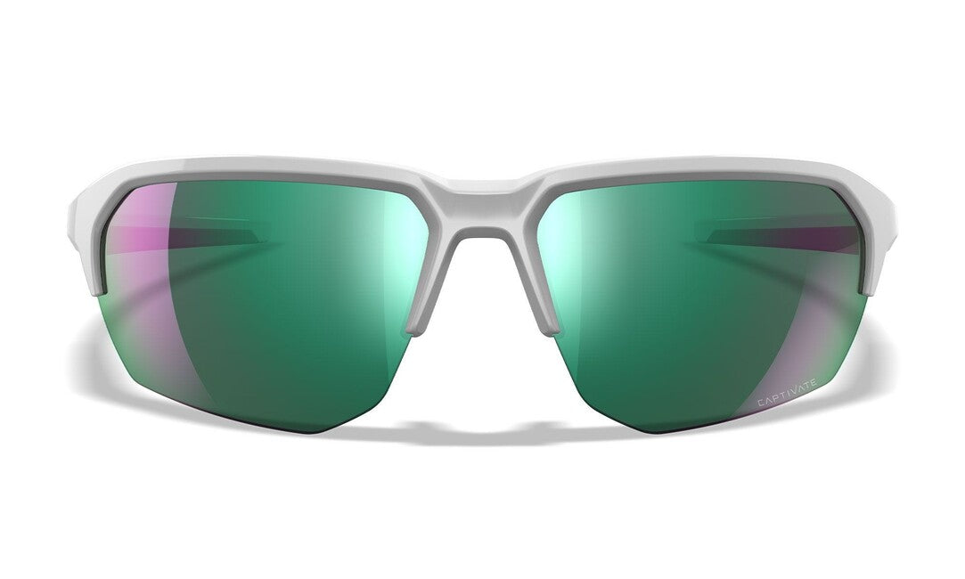 Wiley X Jakl sunčane naočale Captivate Polarized Green Mirror/Polished White