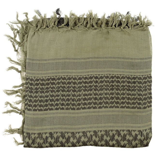 MFH Shemagh bandana super meka, OD zeleno-crna