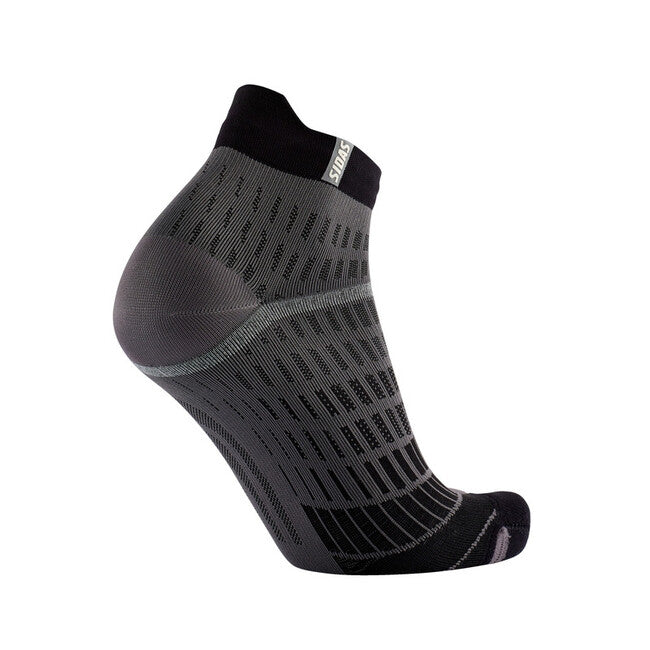 Sidas T-Free Run čarape, sive/crne