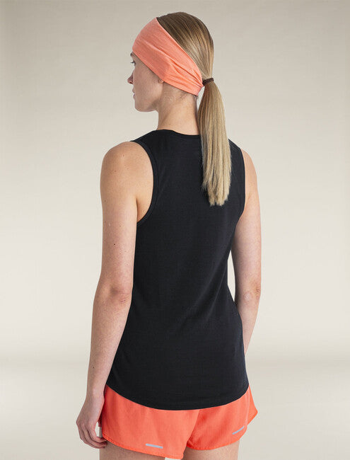 Icebreaker Cool Lite Sphere III Merino ženska majica bez rukava 125, crna