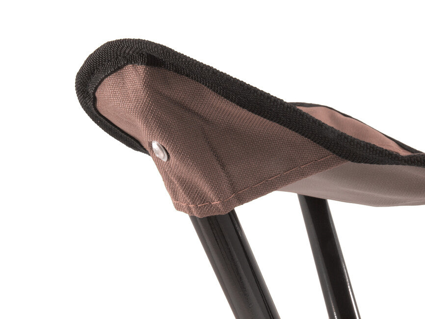 BasicNature Travelchair tronožac čelični, smeđi